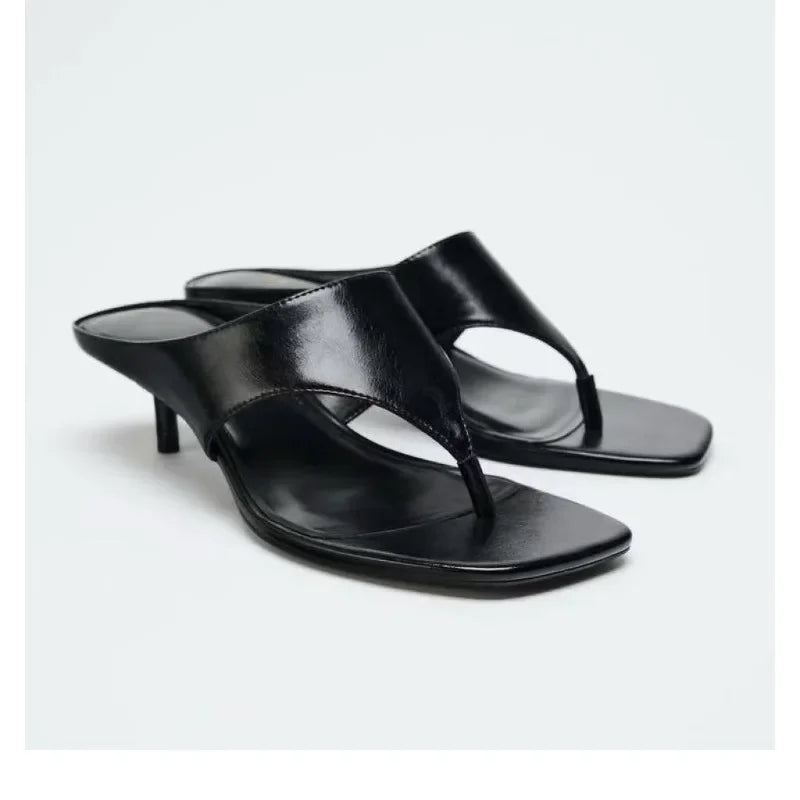 Designer Popular High Heels Women Sandals Clip Toe Fashion Shoes Summer Party New Pumps Shoes Beach Dress Walking Zapatos Mujer