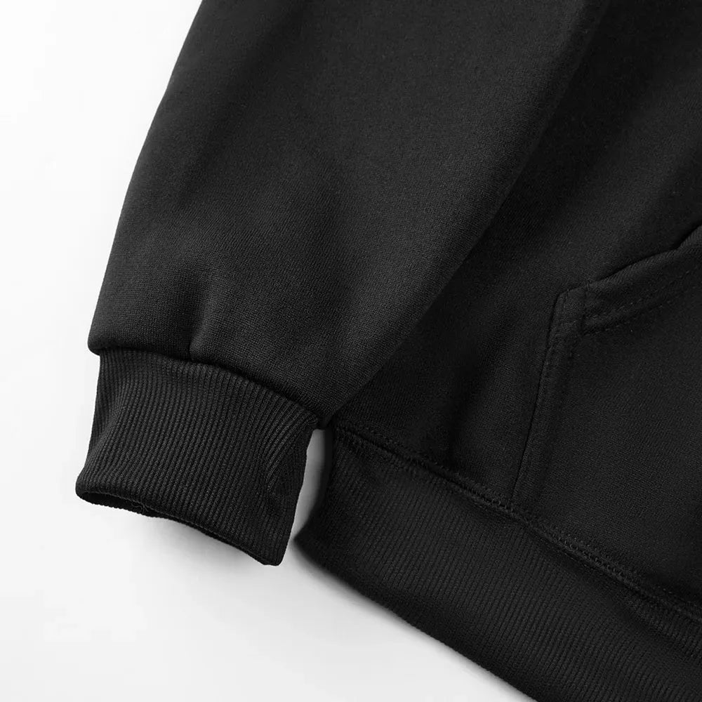Men Oversized Solid Hoodie Streetwear Loose Pullover Hooded Sweatshirt Casual Hip Hop Basic Pocket Hoodies Women Daily Tracksuit