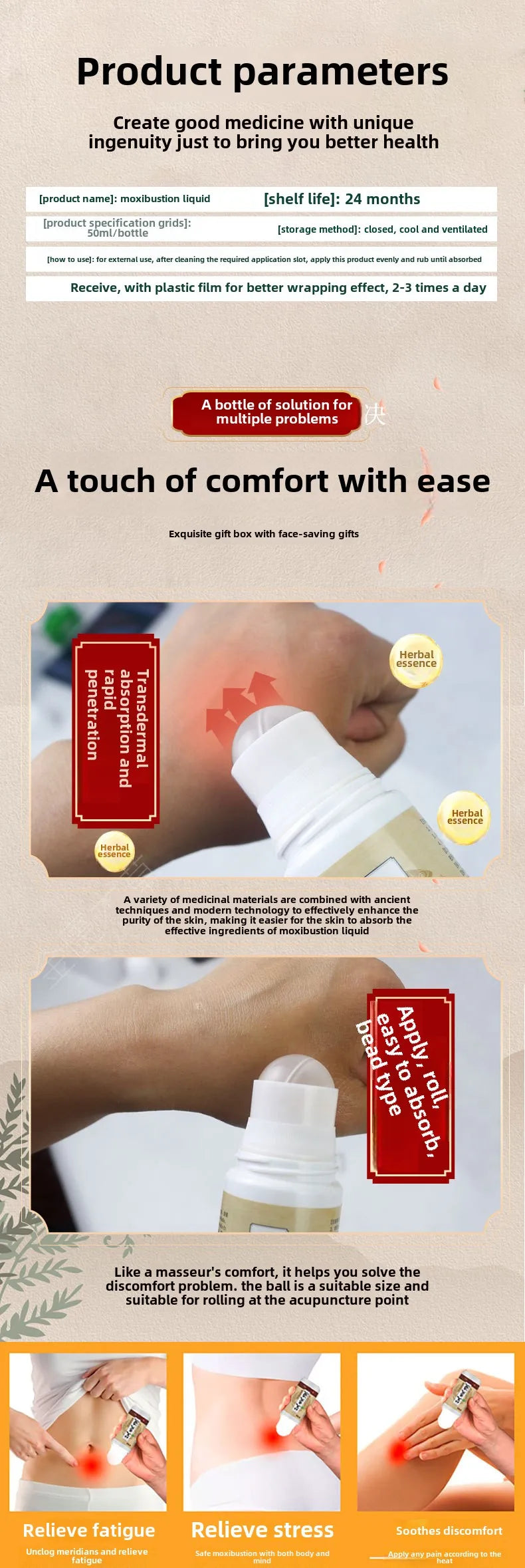 Herbal Moxa Therapy Roll On