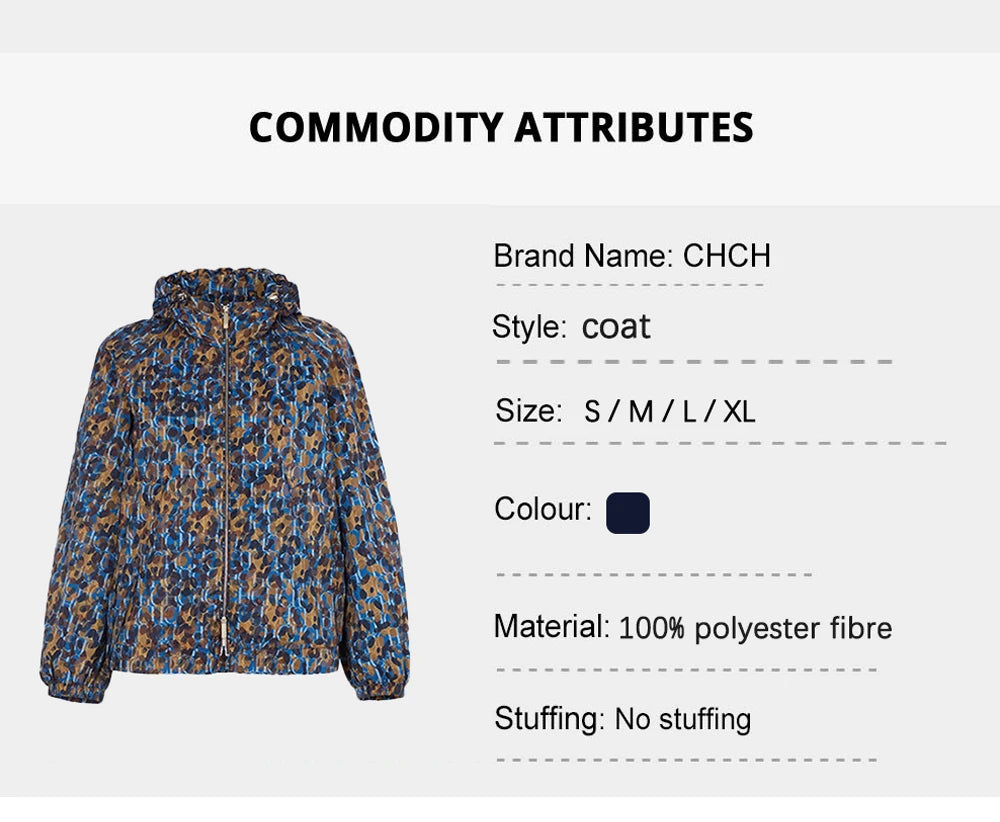 Elegant Hooded Casual Autumn Coat