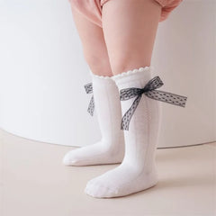 Princess Lace Bow Baby Socks