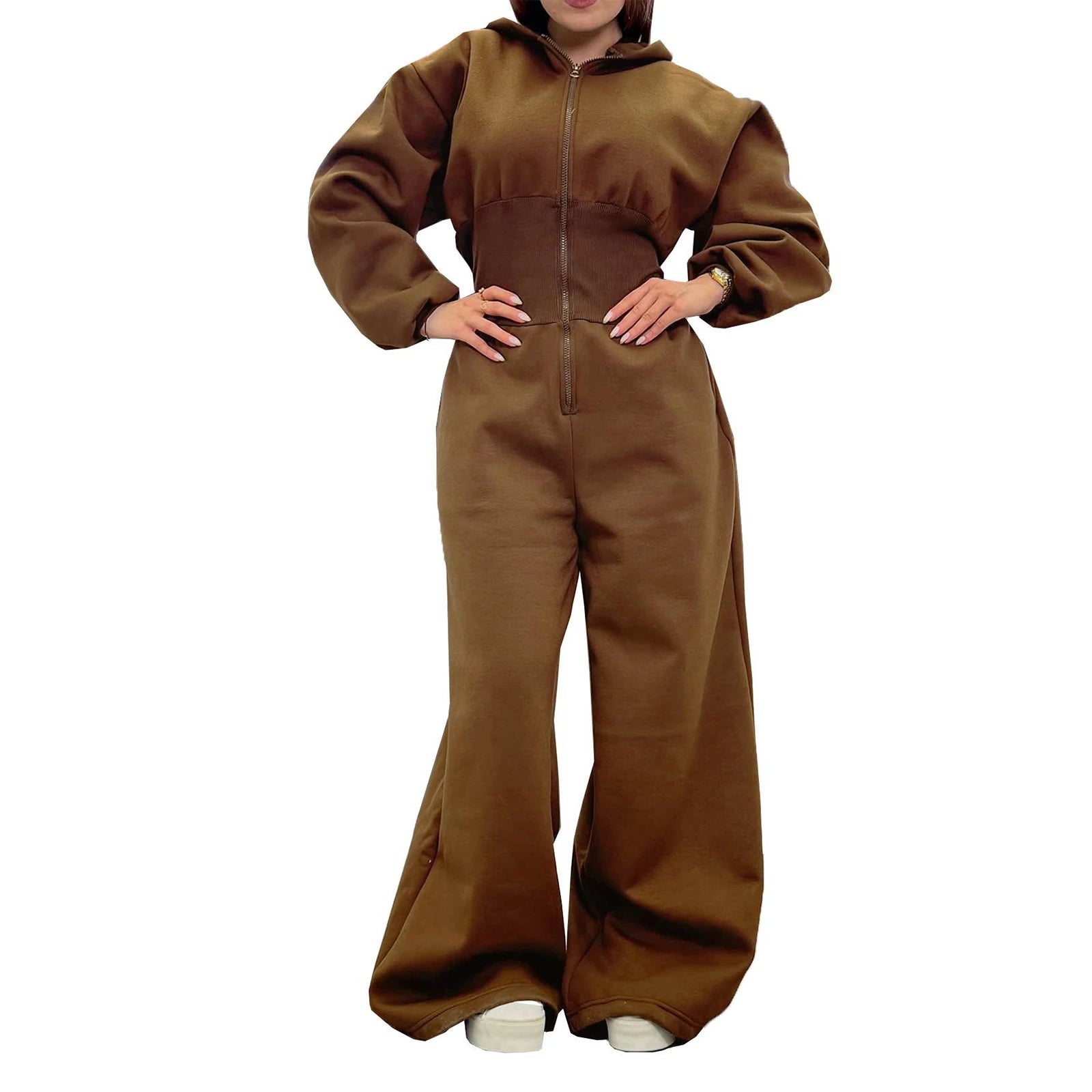 Casual Hooded Winter Jumpsuit