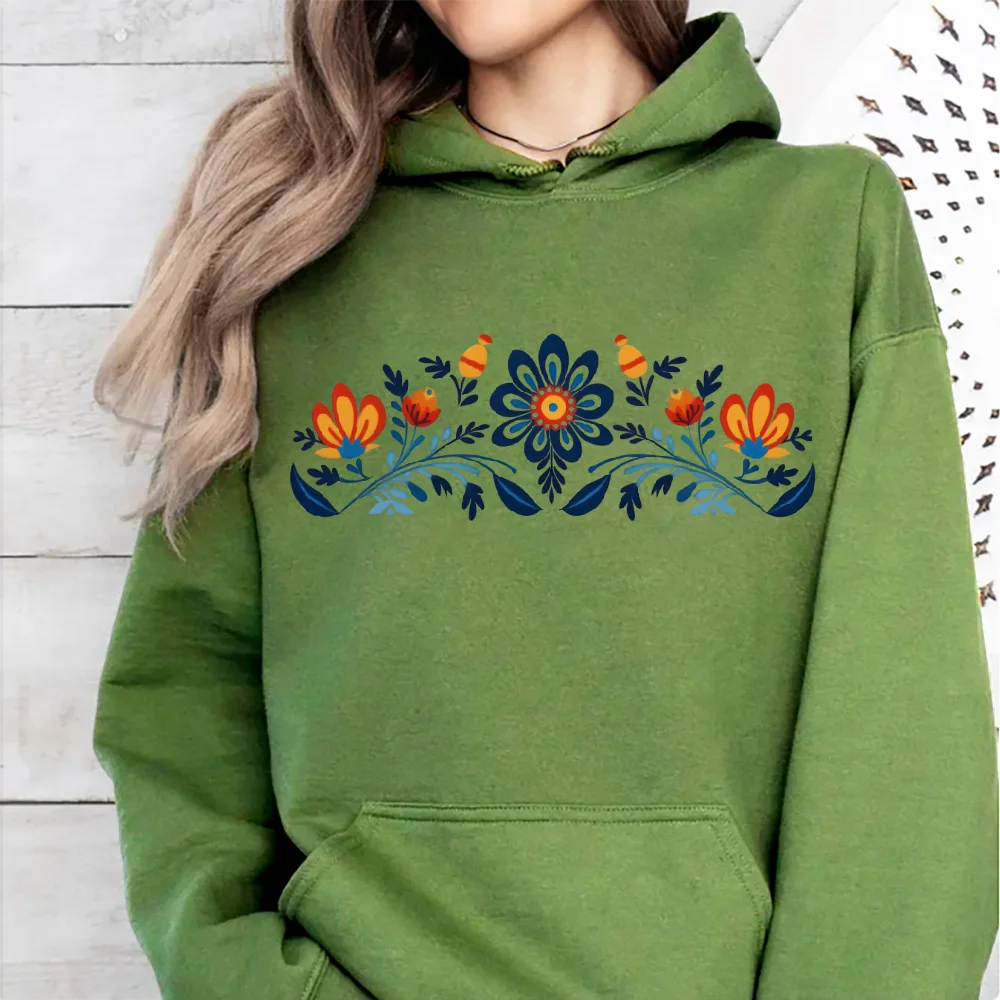 Washed Graphic Oversized Hoodie Women