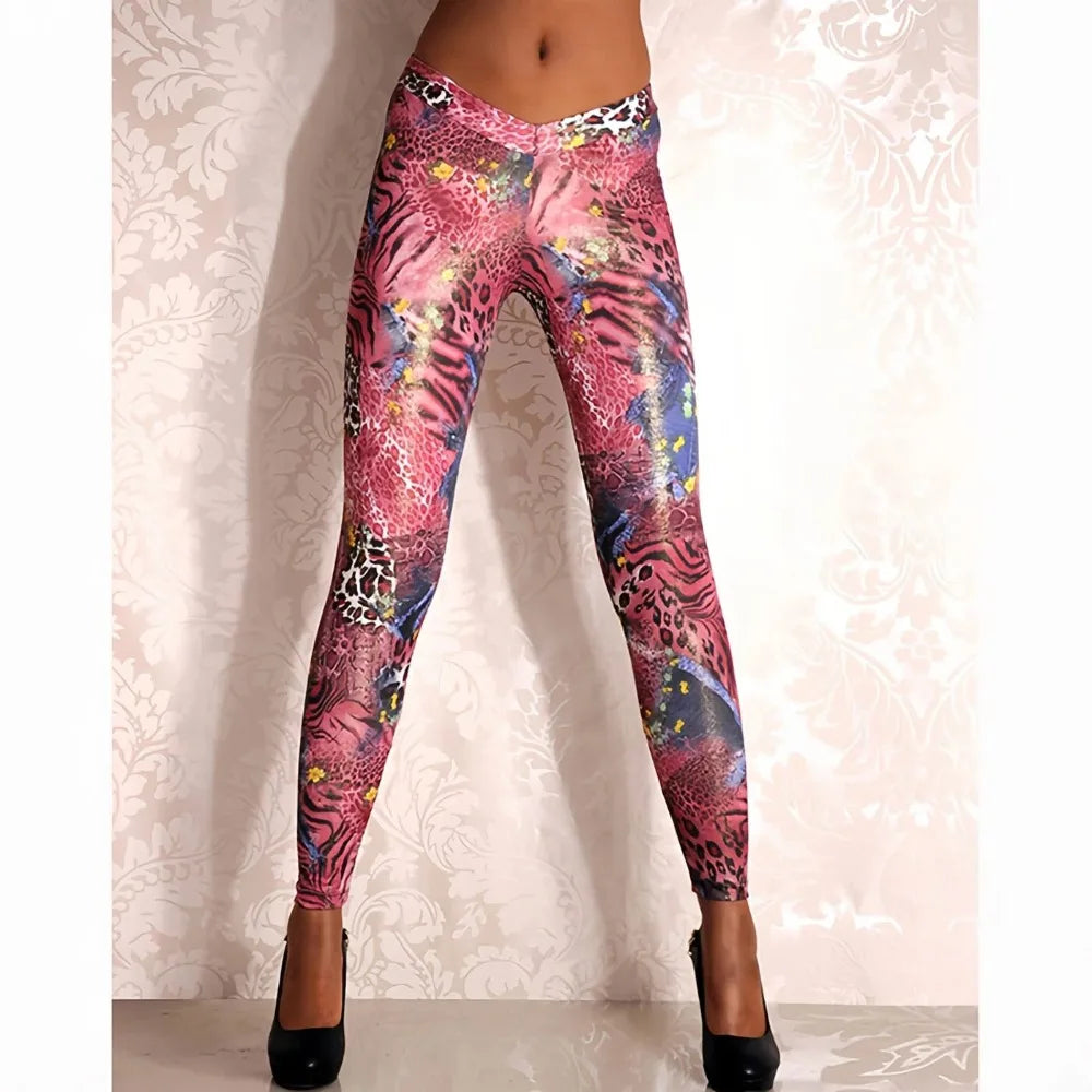 Women's Leggings Sport Gym High Waist Tights Pants Casual Slim Printed Fitness Yoga Raises Butt Girl Leggings