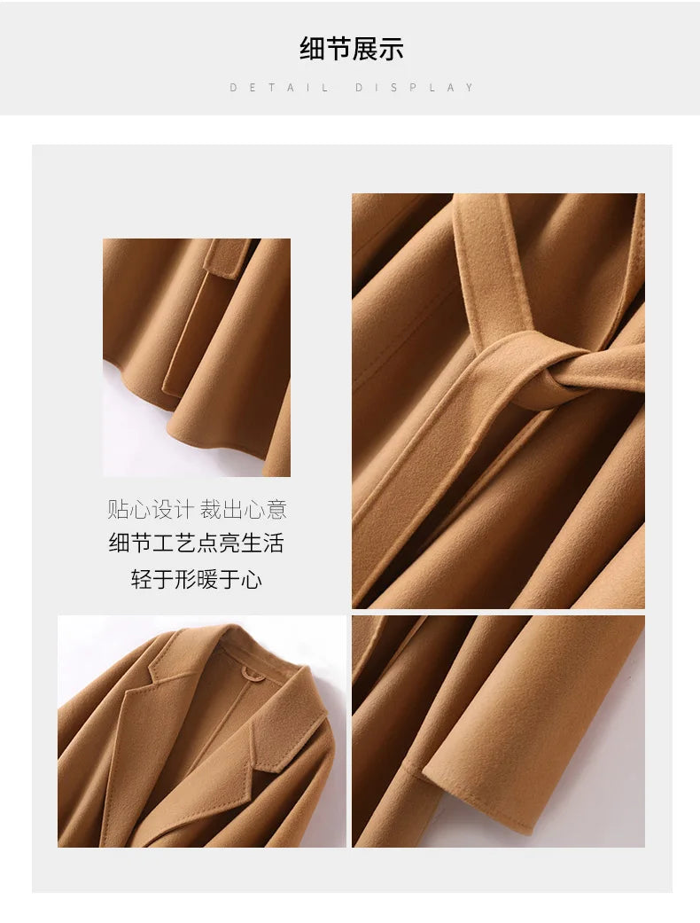 Double Faced Wool Korean Coat