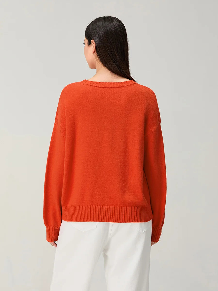 Snowflake Knit Pullover