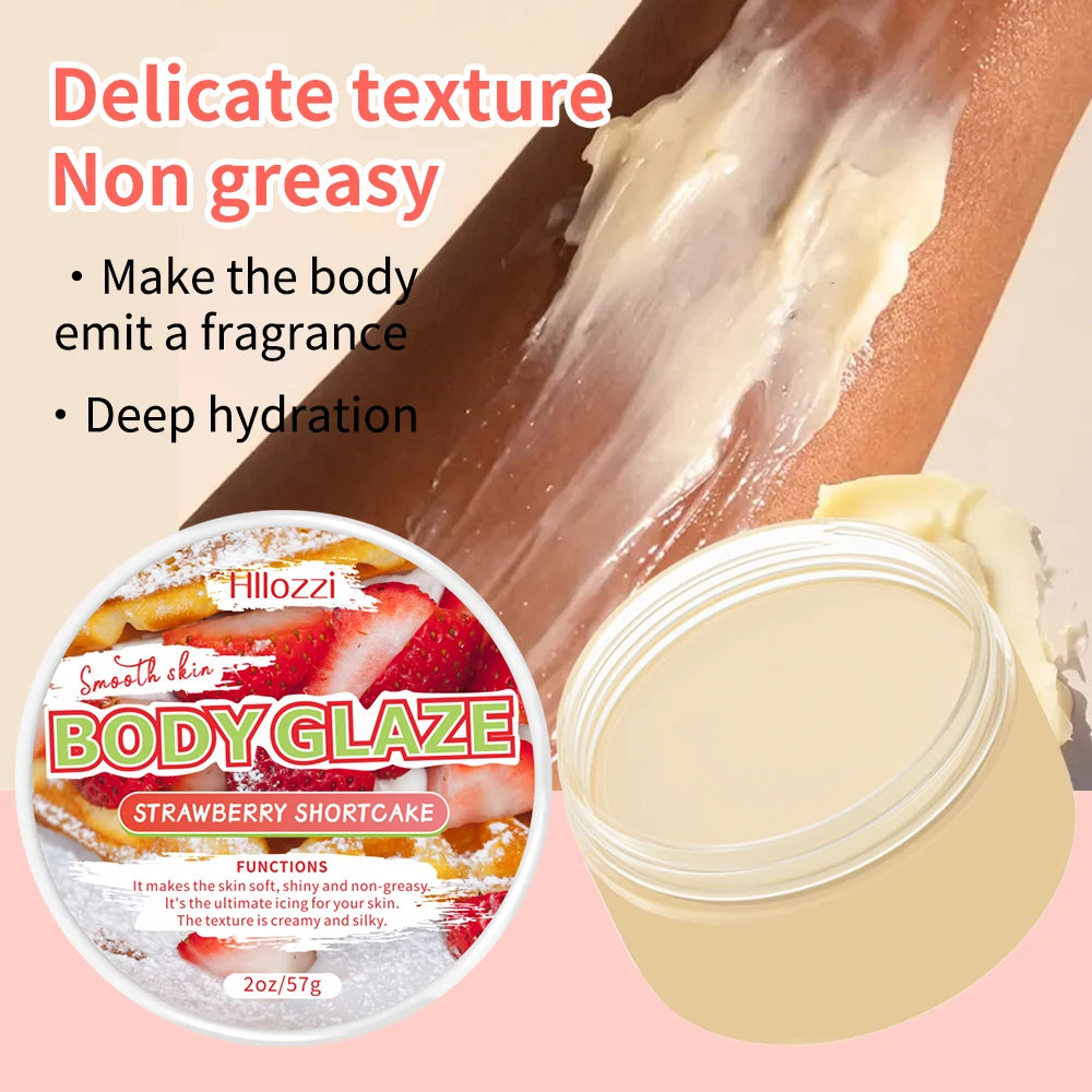 Body Glaze & Body Oil Combination Various Flavors Non-greasy Hydrating and Moisturizing Body Lotion Massage