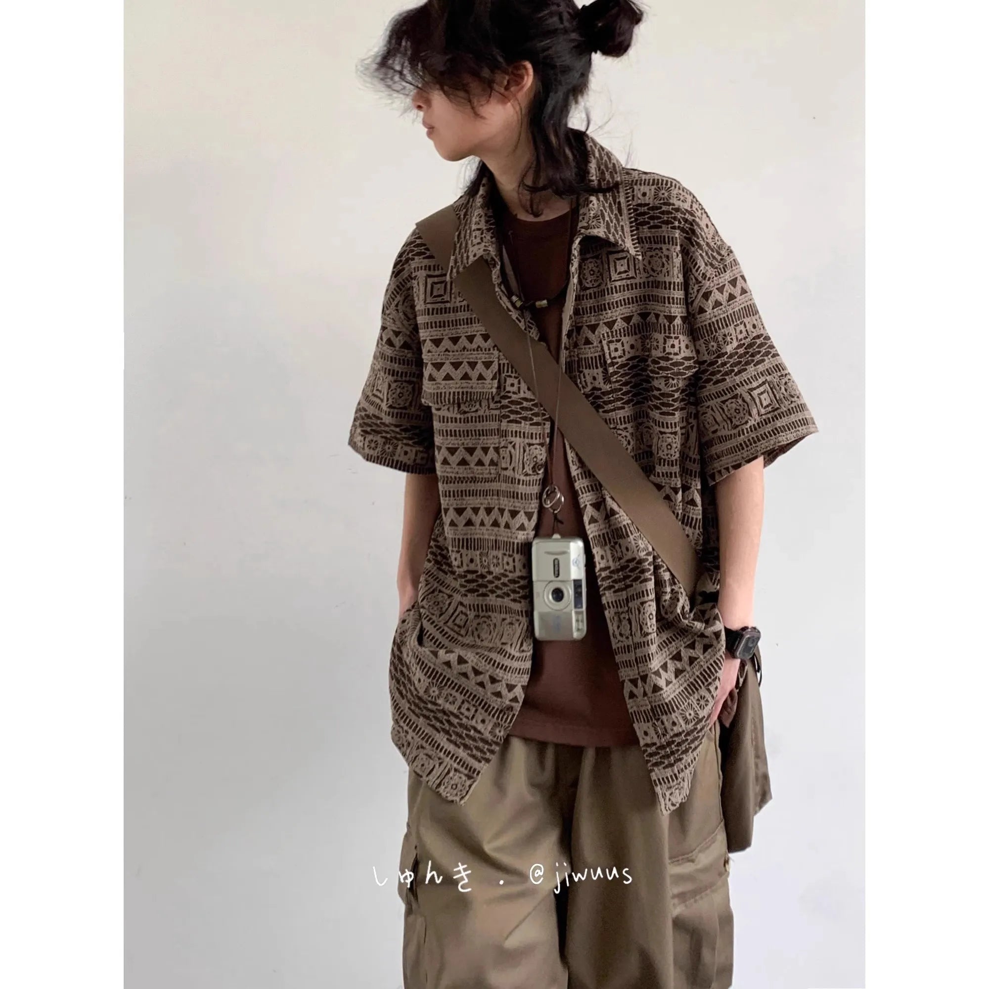Ethnic Casual Beach Shirt Men