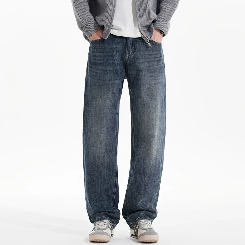 Fashion Casual Straight Jeans Autumn