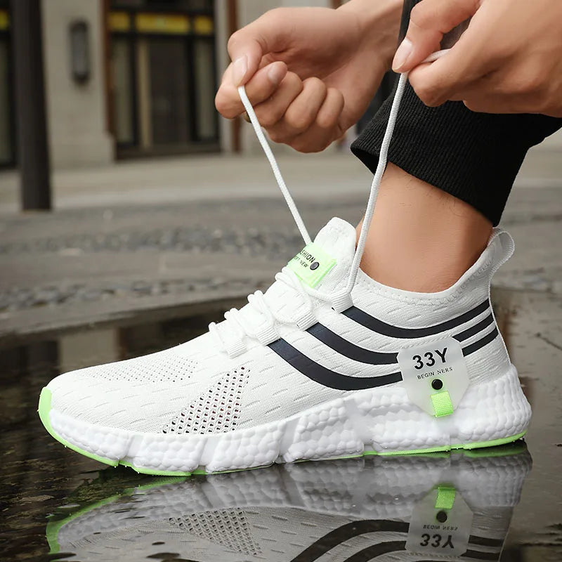 Lightweight Breathable Mesh Sports Sneakers
