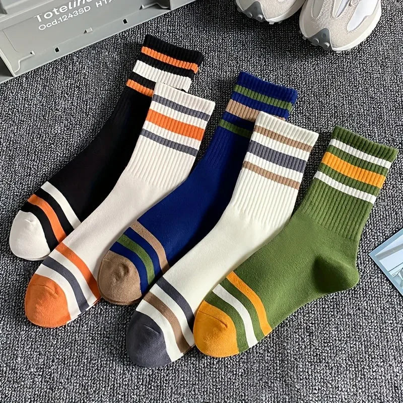 Striped Casual Men Sock Pack