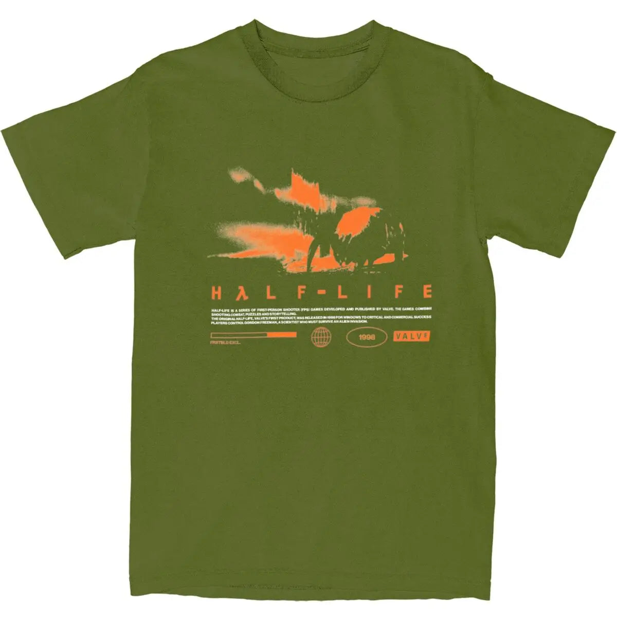 Pixel Print Cotton Men Tee