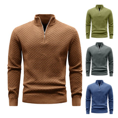 Quarter Zip Knit Pullover