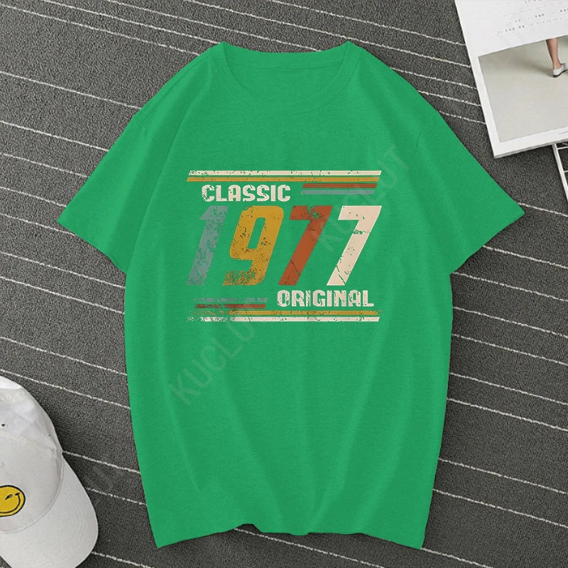 Vintage 1977 Classic Print Tee