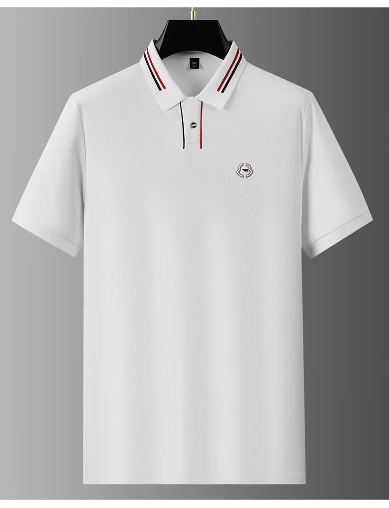 Luxury Cotton Embroidered Summer Polo