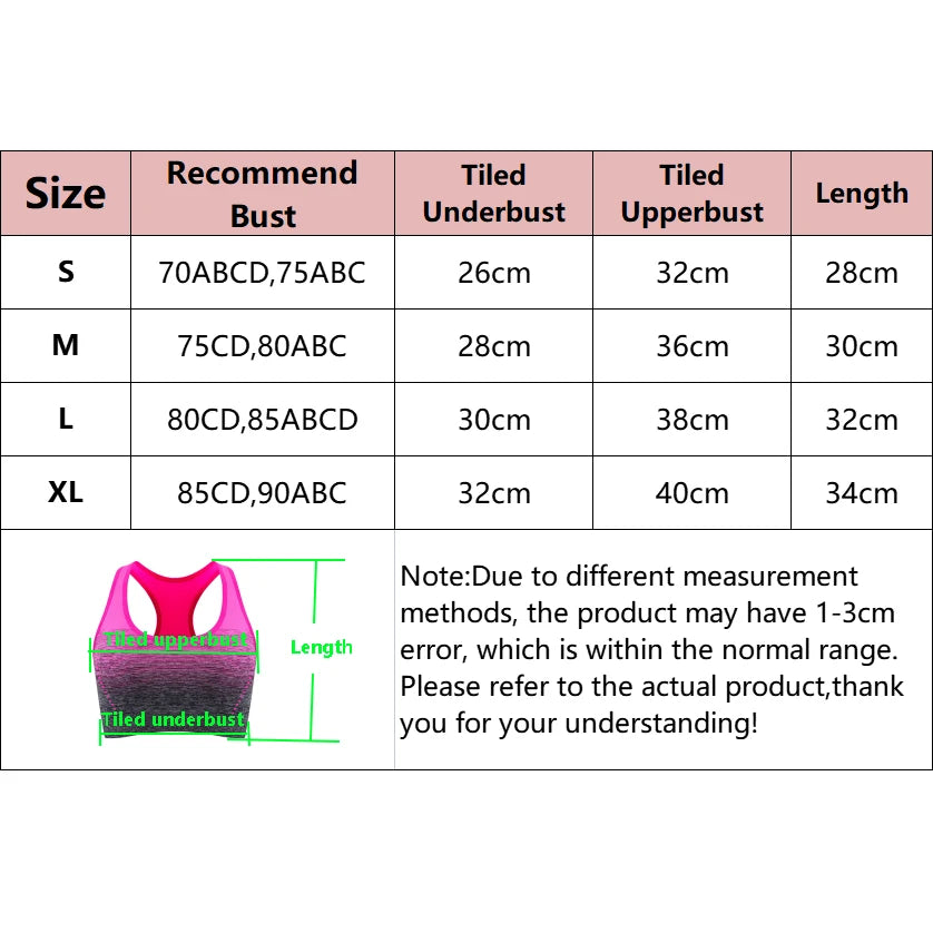 Sports Bra High Stretch Breathable Tops Fitness Women Padded for Running Yoga Gym Crop Bra Gradient Sports Bra for Workout Tops