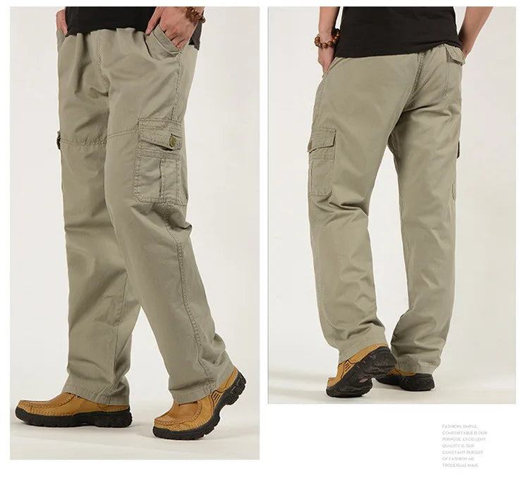 Multi Pocket Casual Cotton Overalls
