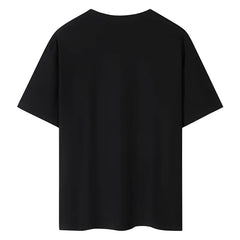 Solid Cotton Casual Sport Tee