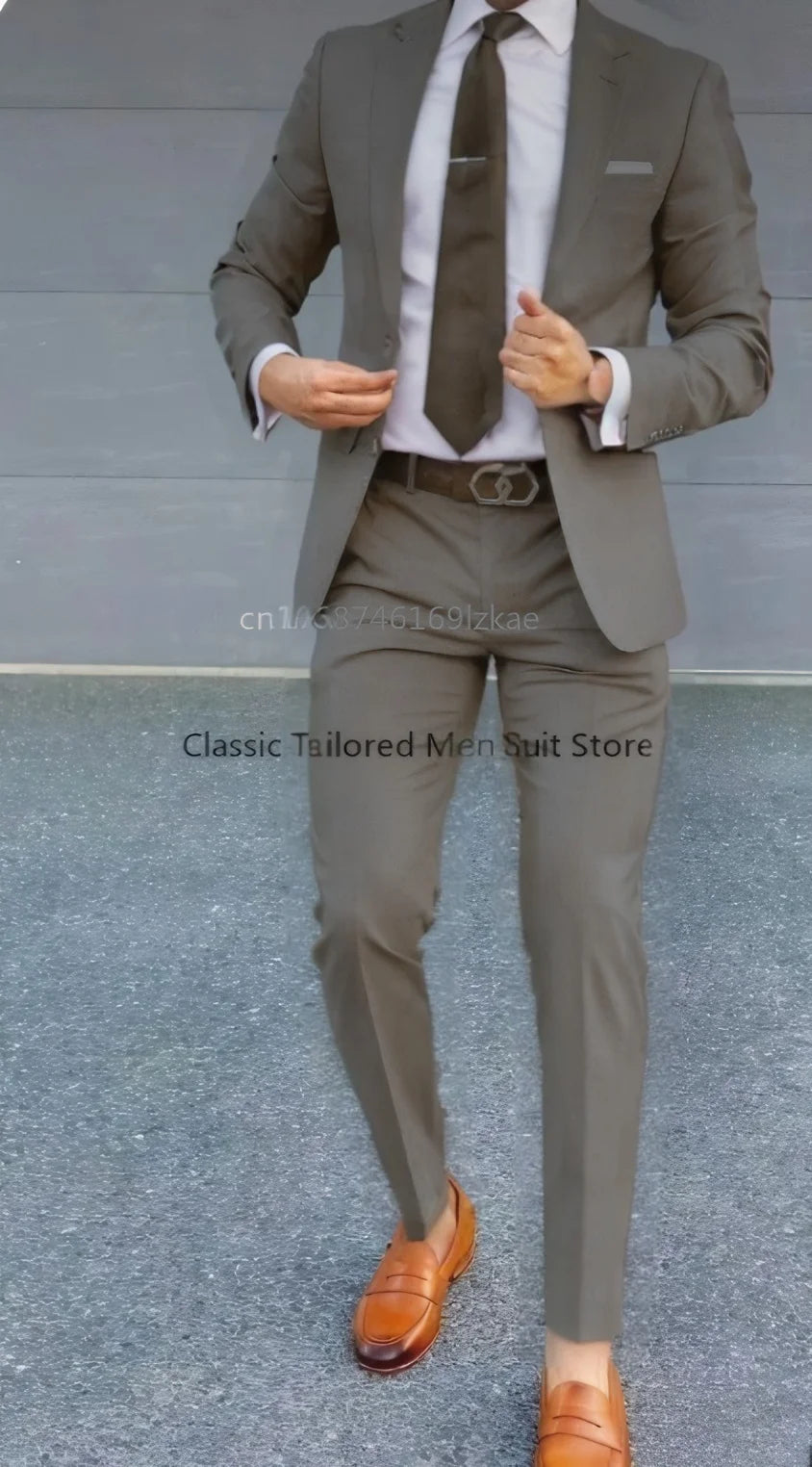 Slim Formal Two Piece Suit