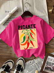 Picante Chillies Streetwear Cotton Tee