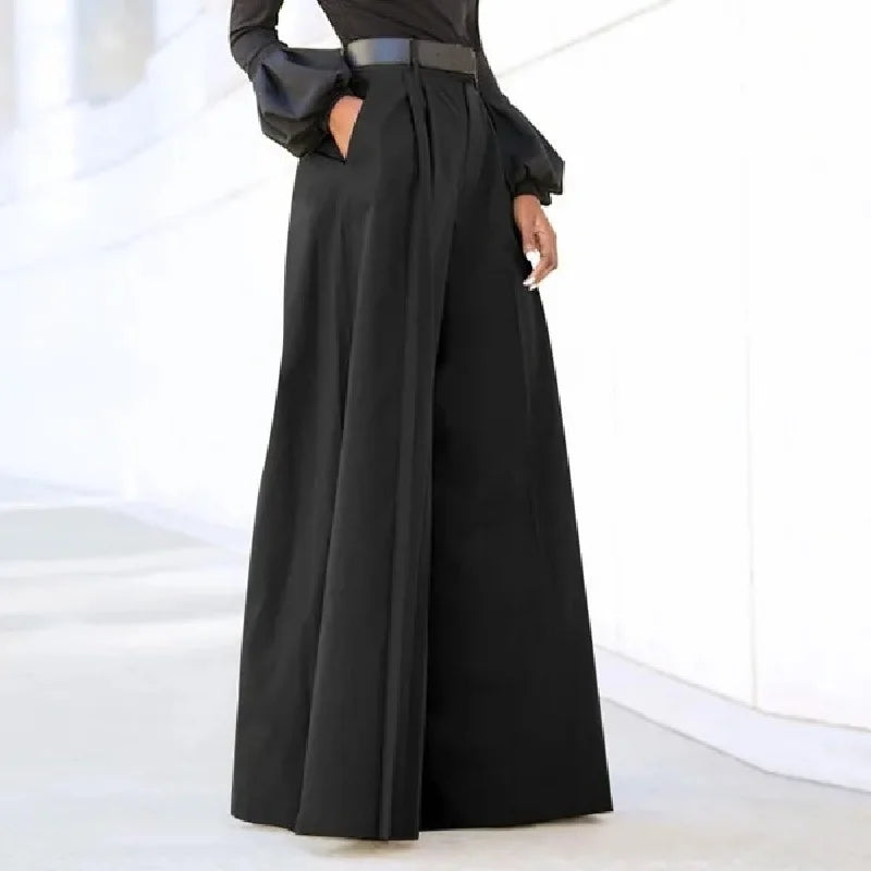 Printed Wide Leg Palazzo Pants