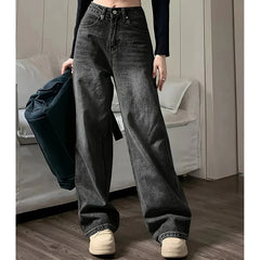 Loose High Waist Wide Jeans