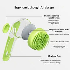 Easy Foaming Pet Bath Brush