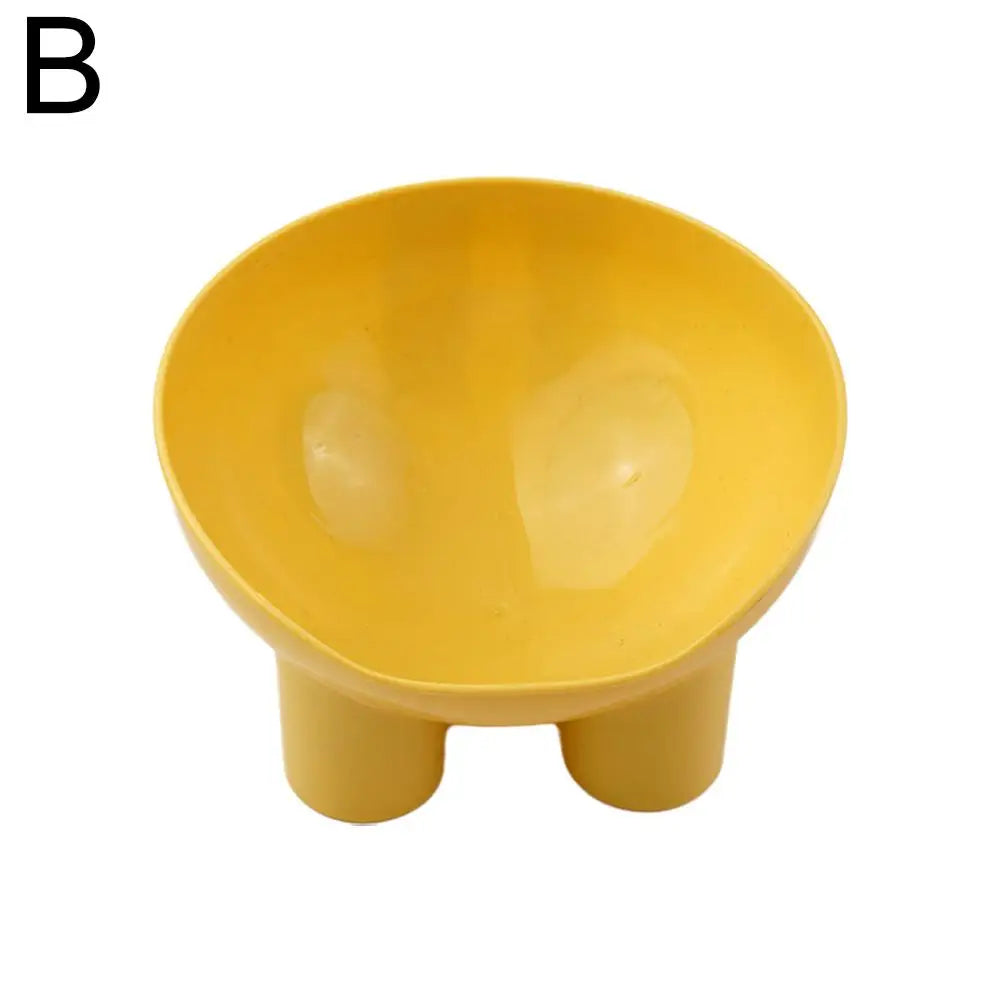 Cat Bowl Pet Accessories Ceramic Diagonal High Feet Cute Protection Cervical Spine Dog Bowl Drink Water Bowl Pet Supplies