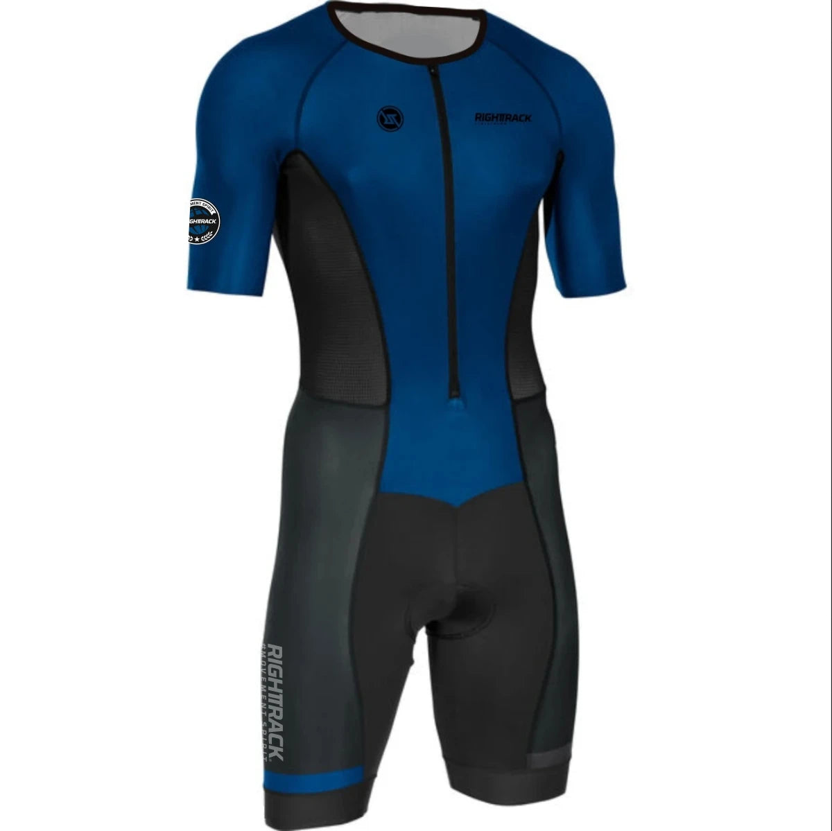 RIGHTTRACK Trisuit MEN'S Triathlon Jumpsuit Summer Skinsuit Swimming Cycling Running Competition Apparel Custom Names Flags