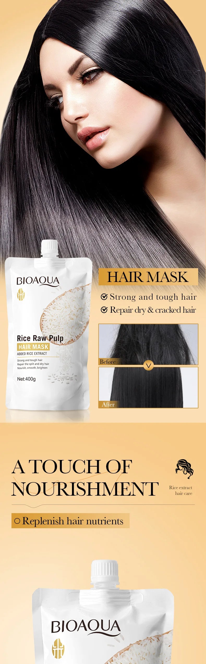 Rice Keratin Instant Repair Mask