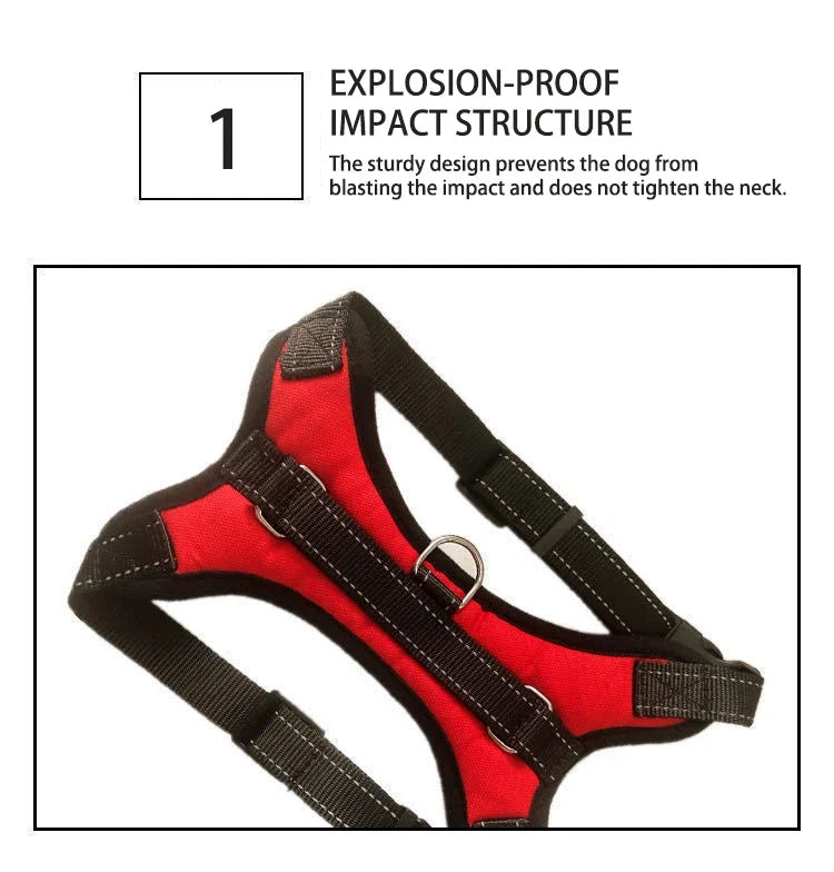 Quick Release Breathable Puppy Harness