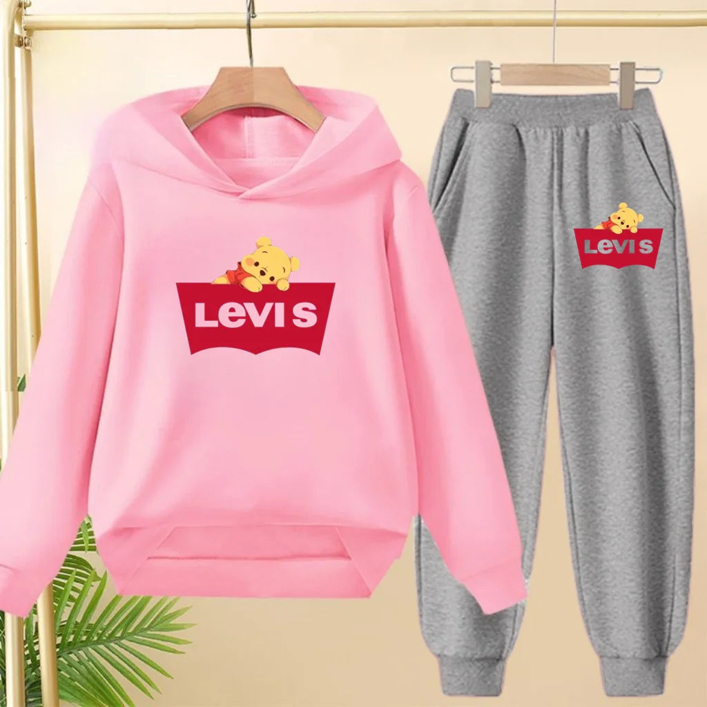 Kids Hooded Sportswear Set