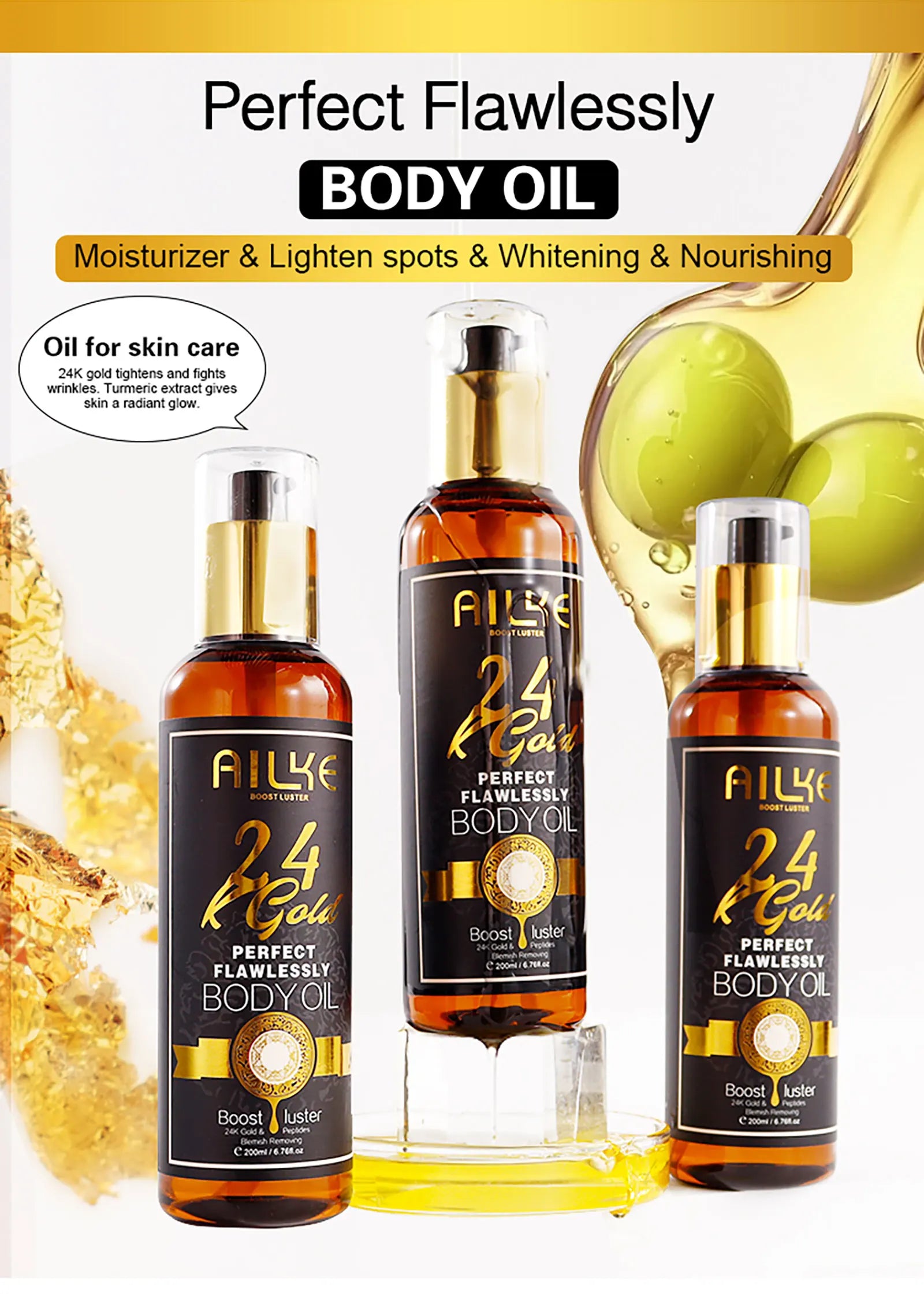 24K Gold Collagen Whitening Care Set