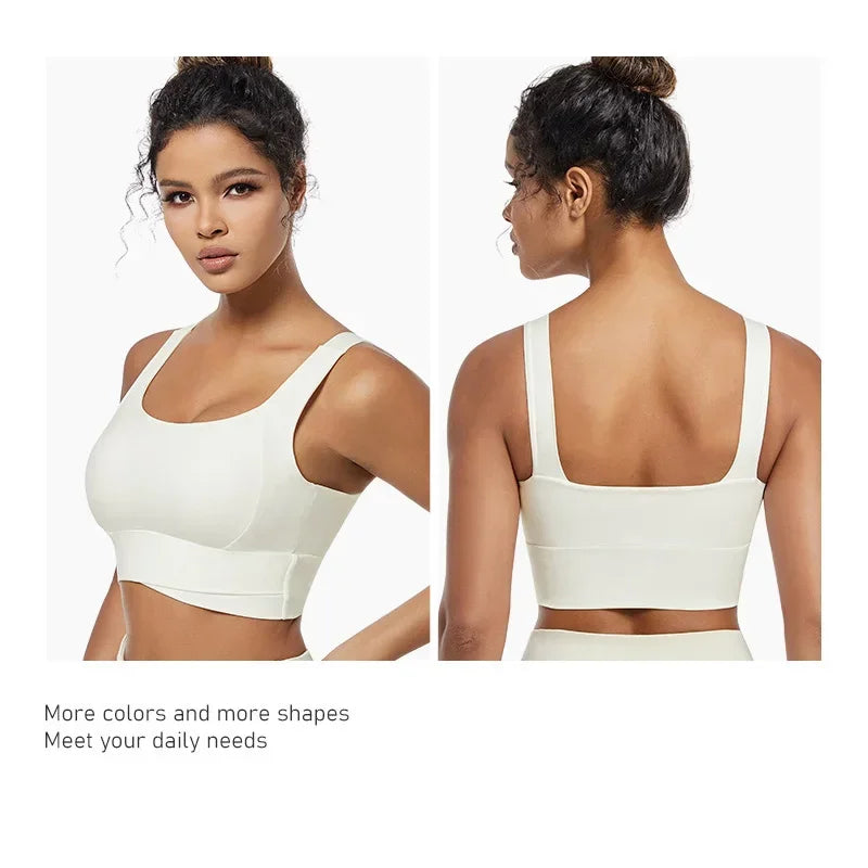 High Impact Sports Bras For Women High Support Padded Sports Bra Workout Fitness Crop Top For Women Racerback Bra For Yoga