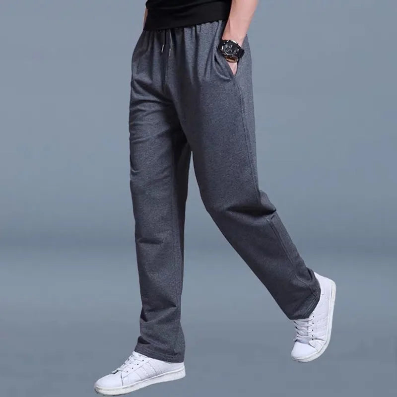 2025 new Joggers Men Jogging Sweatpants Sportswear Knit Tracksuit Sports Pants Trousers Wide Leg Clothing ﻿