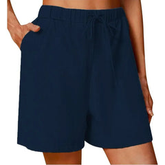 Loose Cotton Linen Summer Shorts