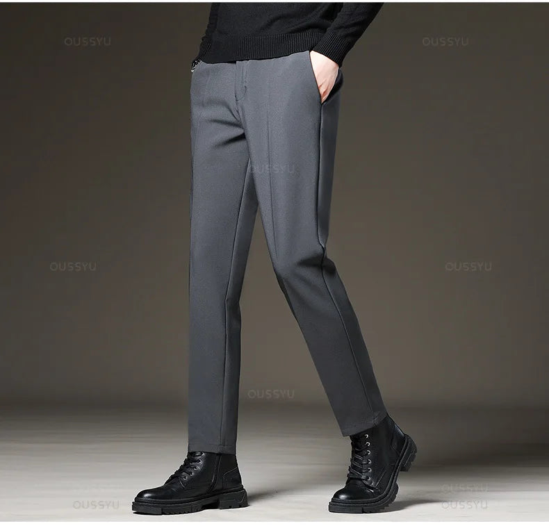 Slim Fit Korean Business Trousers
