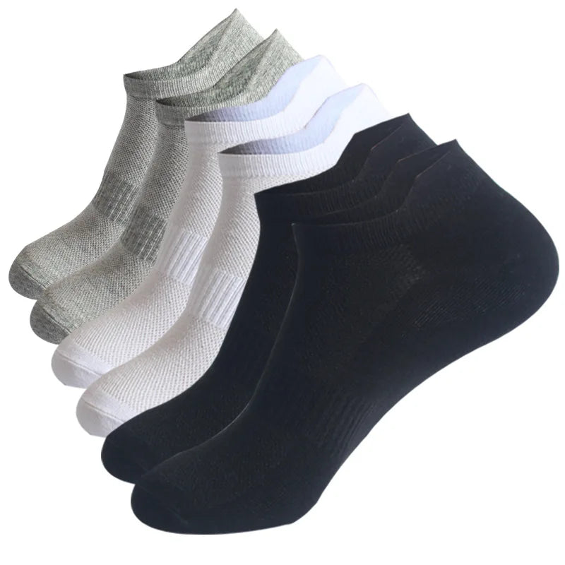 Breathable Cotton Low Tube Socks