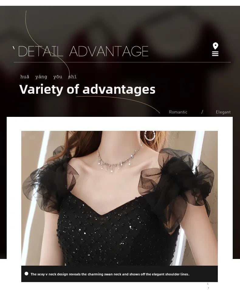 Elegant Backless Evening Prom Dress