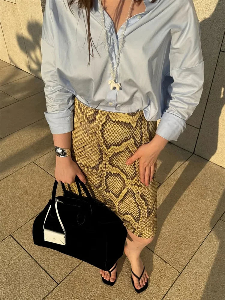 Snakeskin Printed Fashion Premium Edition
