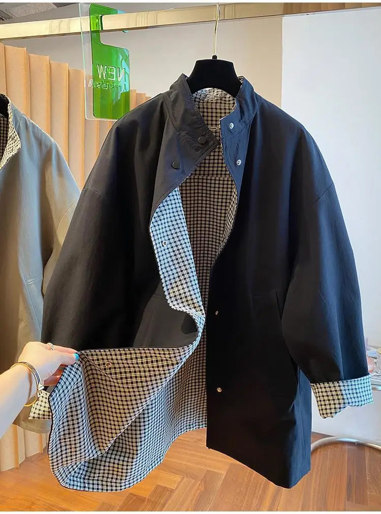 Casual Loose Windbreaker Trench Coat