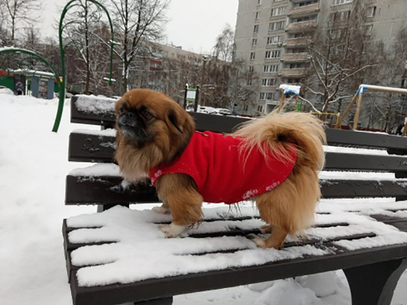 D-Ring Warm Fleece Dog Vest