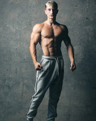Men's Casual Jogger Pants Winter Sports Tapered Sweatpants for Running Training