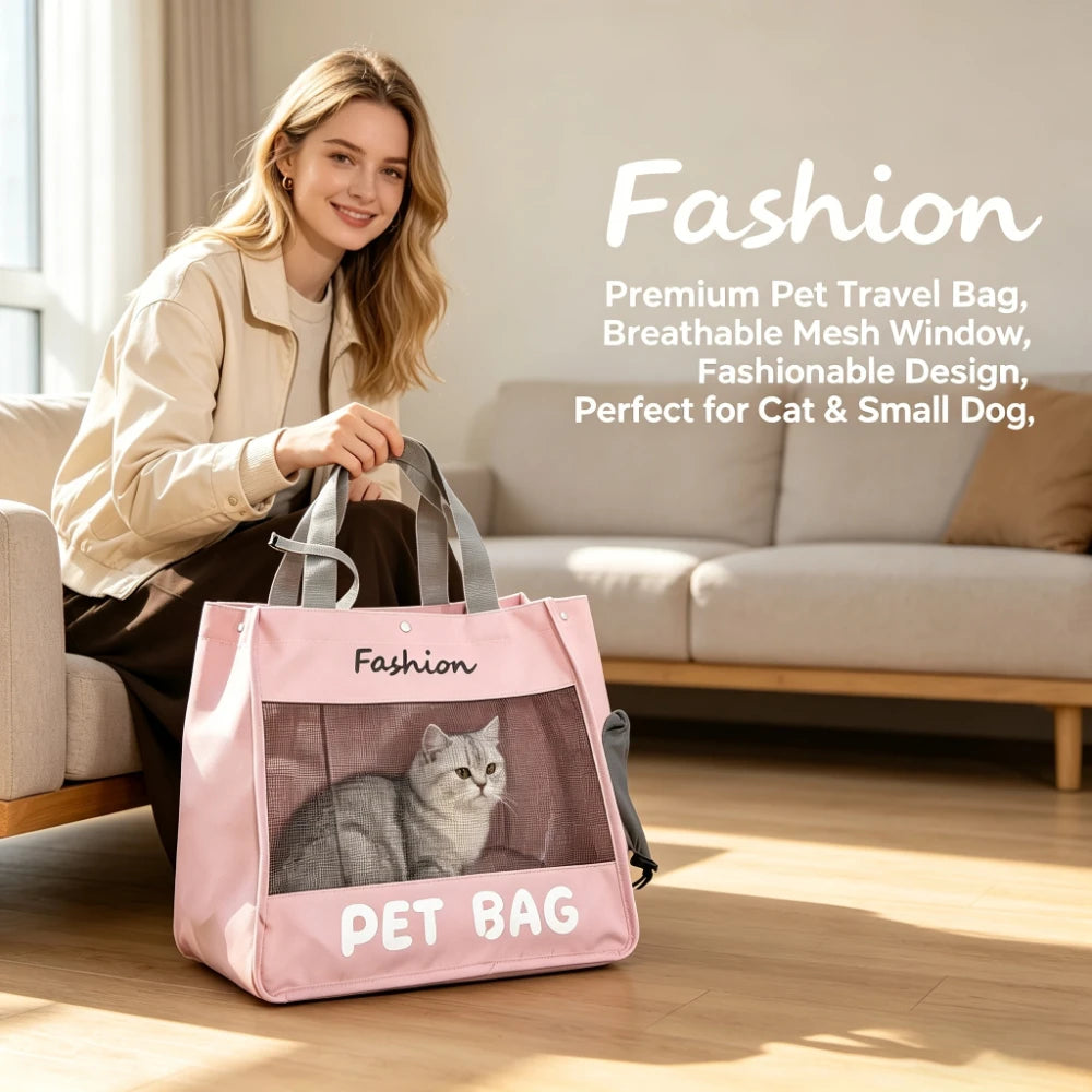 Pet Cat Carrier Bag Outdoor Travel Backpack for Cats Small Dogs Breathable Cat Carrying Bag Pet Supplies Outdoor Travel Camping