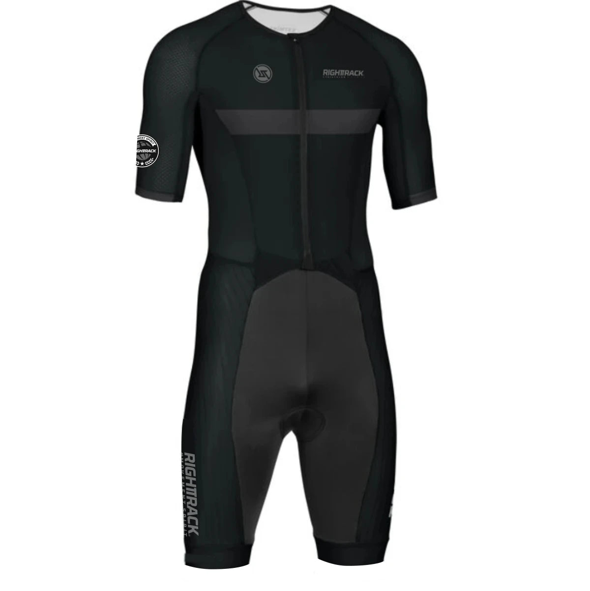 RIGHTTRACK Trisuit MEN'S Triathlon Jumpsuit Summer Skinsuit Swimming Cycling Running Competition Apparel Custom Names Flags