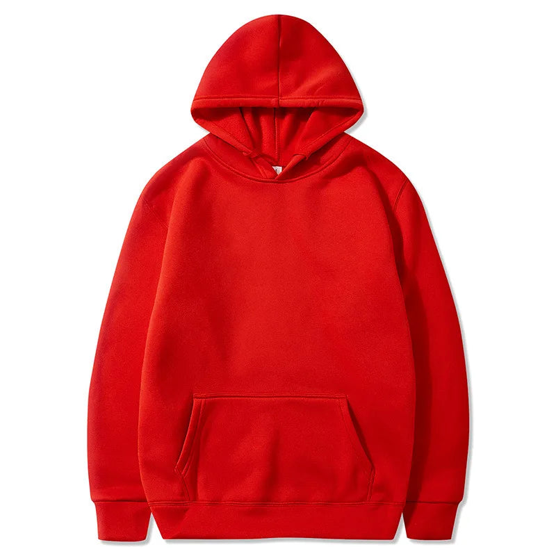 Blank Fleece Pullover Hoodies Unisex Wholesale Hip Hop 11 Color Hooded Sweatshirt Men Cheap Fashion Black Hoodie For Men