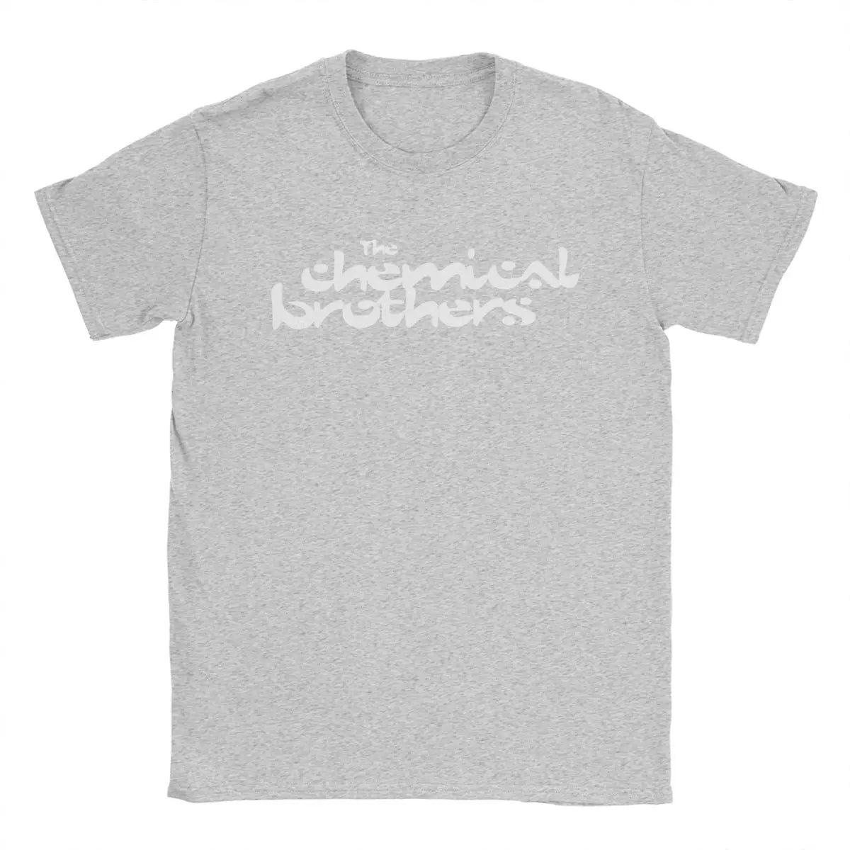 Men's The Chemical Brothers T Shirts Pure Cotton Tops Funny Short Sleeve Round Neck Tee Shirt Graphic T-Shirts