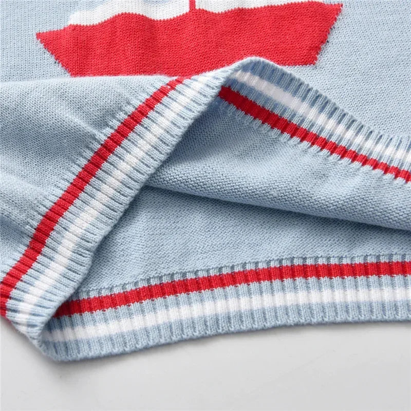 Knitted Summer Baby Boy Set