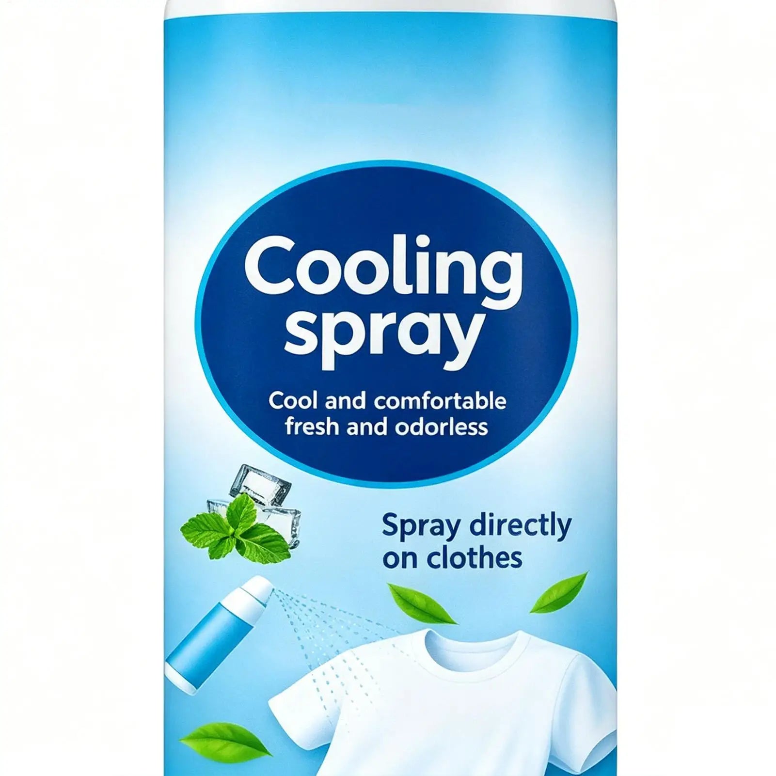 Effective Portable Cooling Spray 100ml Long Lasting Hydrating Body Mist for Summer Outdoor Sports Gym Travel Soothing Skin Face