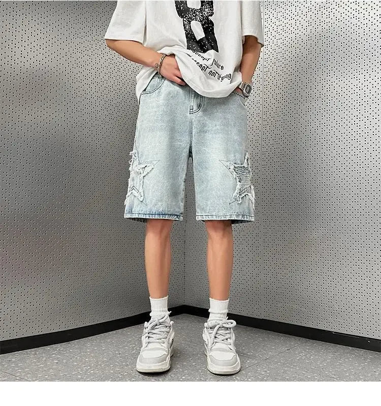 Retro High Street Denim Shorts